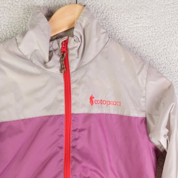 Cotopaxi Jacket Womens Extra Small Purple Red Gray Lightweight Full Zip Bomber - Picture 2 of 9